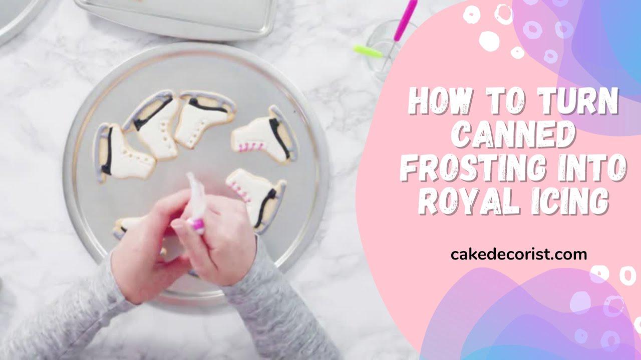 'Video thumbnail for How to Turn Canned Frosting into Royal Icing'