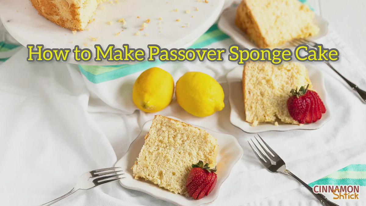 'Video thumbnail for How to Make Passover Sponge Cake'
